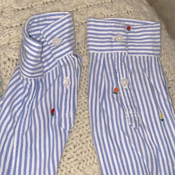 Time and Tru blue striped shirt size XLarge - Picture 6 of 10